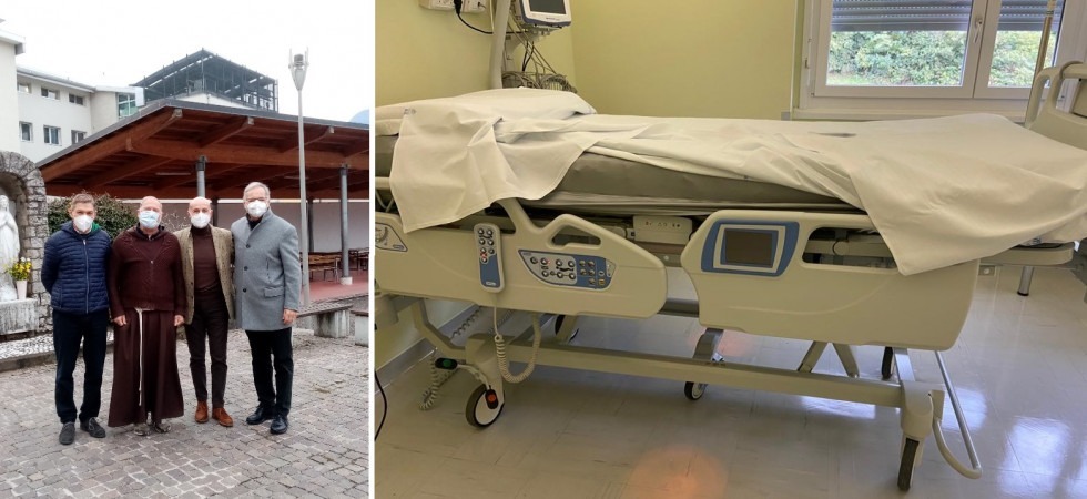 I Lions in soccorso della comunità: donati quattro letti all'ospedale e aiuti finanziari ai più bisognosi